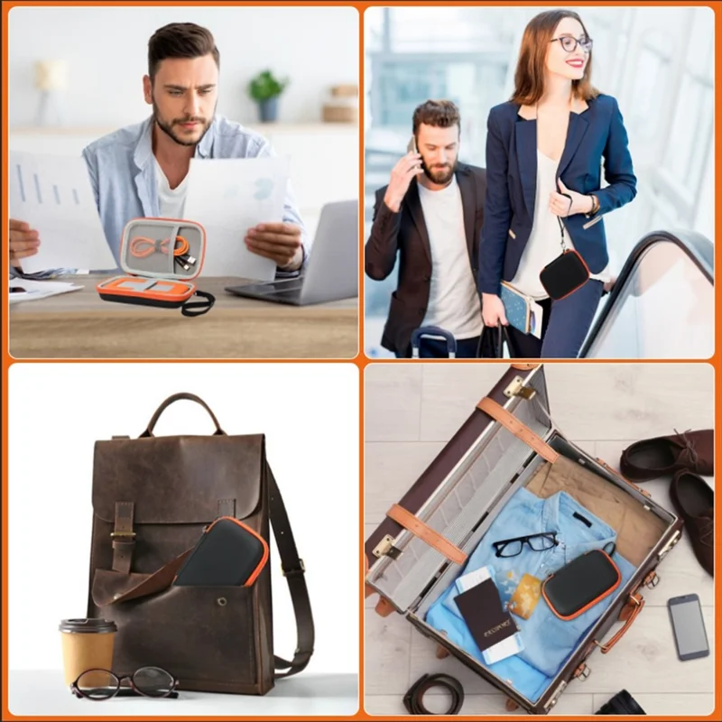 LaCie Rugged Mini 1TB / 2TB / 4TB / 5TB tragbare Festplatte Schutzhülle kompatibel mit Mac PC USB 3.0 2.0 Kabel SD-Karte