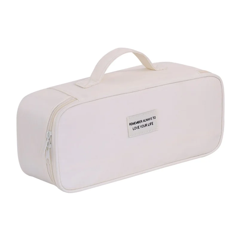 3 in 1 Large Capacity Bra Organizer Travel Underwear Socks Storage Bag Clothes Packing Cube - Beige