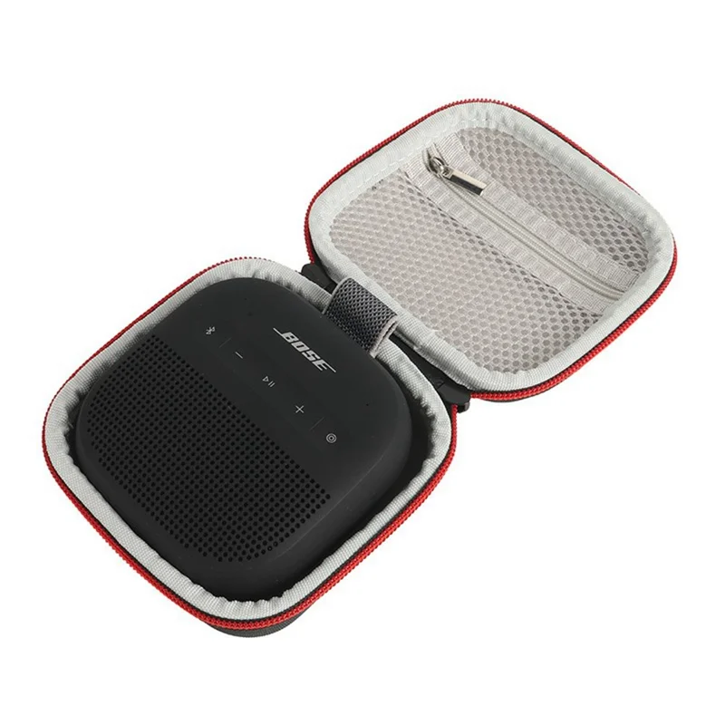 For Bose SoundLink Micro II Speaker Portable Bluetooth-Compatible Speaker Storage Case EVA Shockproof Storage Bag with Hand Strap
