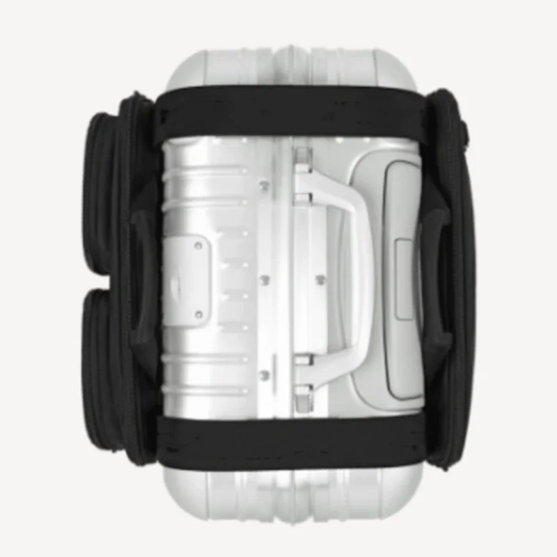 Large Capacity Boarding Case Hanging Bag Multifunctional Extended Capacity Suitcase Additional Bag - Black