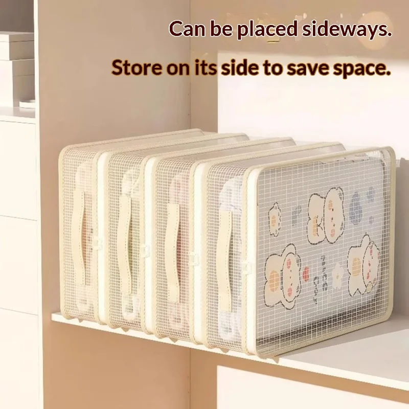 PVC Net Storage Bag Large Capacity Mesh Quilt Organizer Dustproof Household Bag