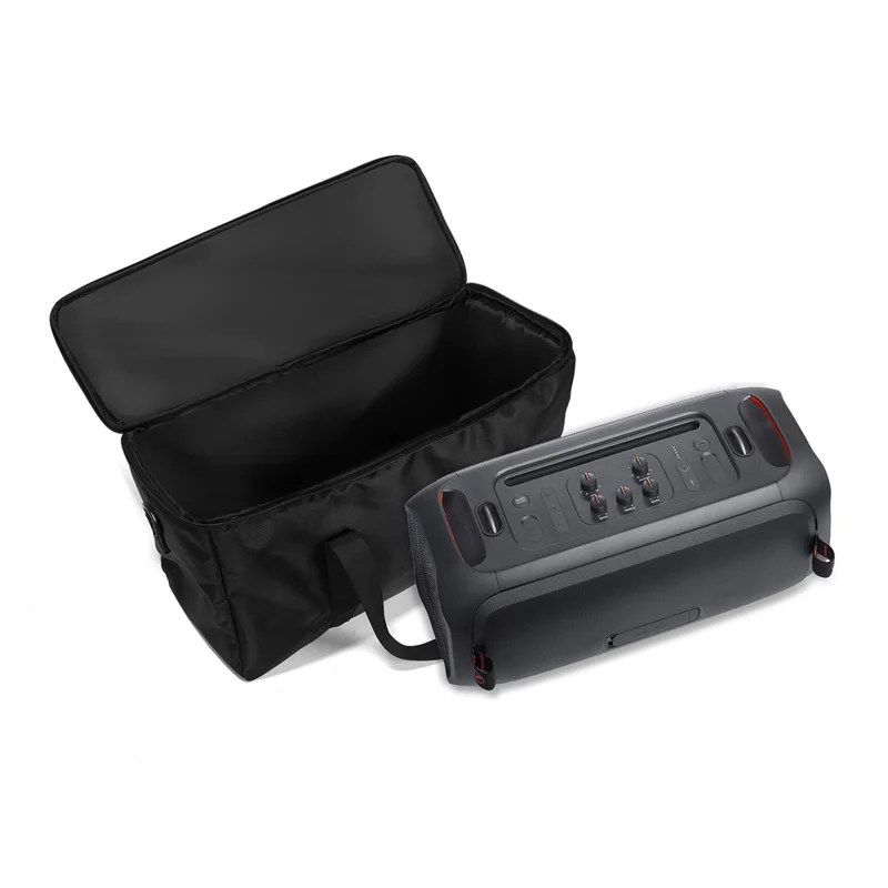 For JBL PartyBox On-The-Go 2 Speaker Carrying Case Dust-Proof Portable Storage Bag Shock Protection with Shoulder Strap