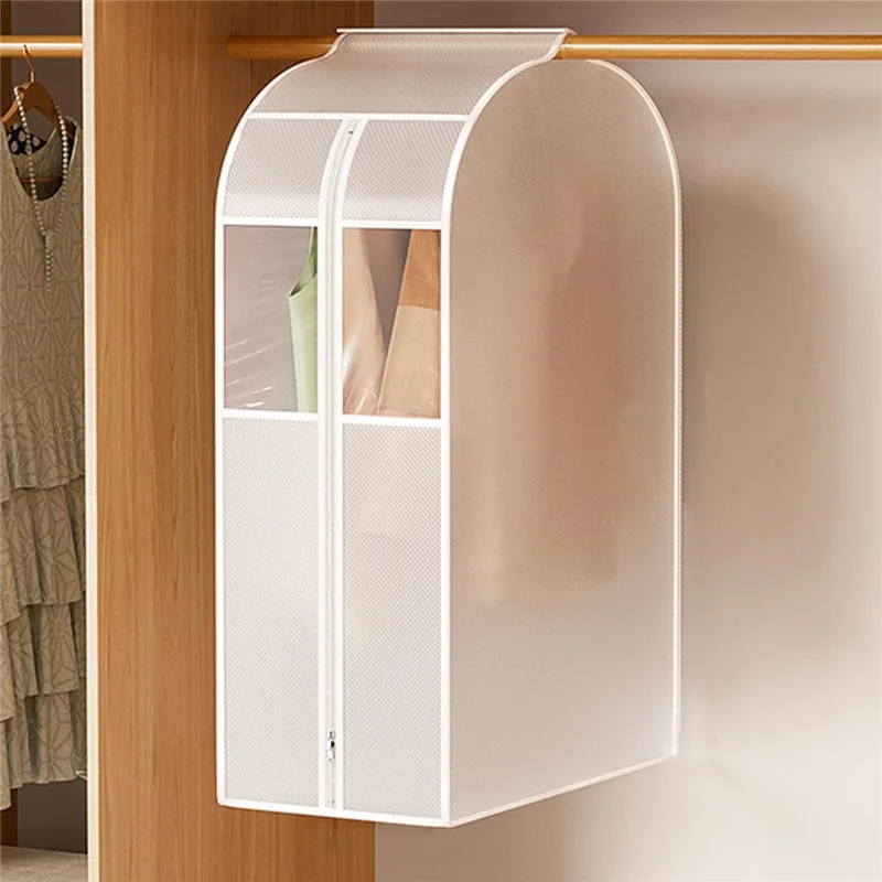 Clothes Garment Cover 30 x 60 x 90cm Hanging Dust Bag For Wardrobe Storage Clear Window