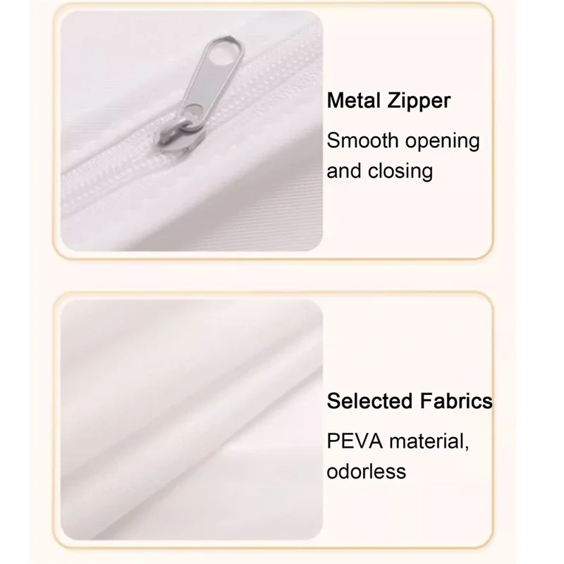 Clothes Garment Cover 30 x 60 x 90cm Hanging Dust Bag For Wardrobe Storage Clear Window