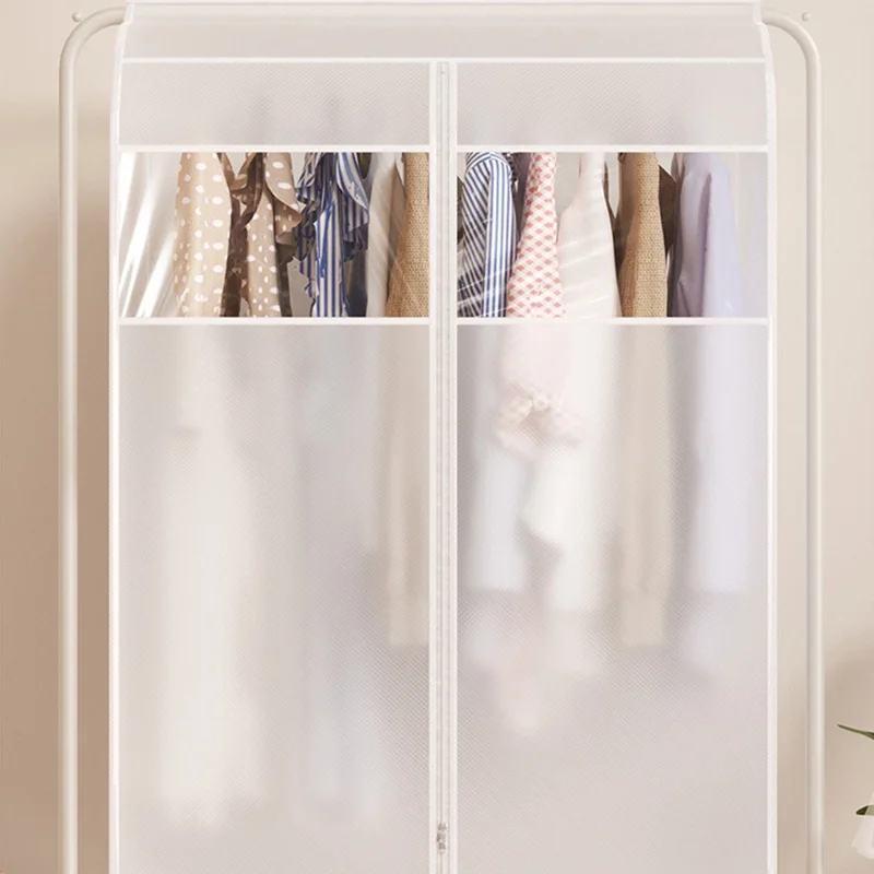 Clothes Garment Cover 80 x 60 x 90cm Hanging Dust Bag For Wardrobe Storage Clear Window