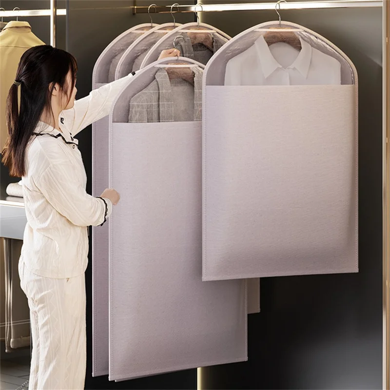 Garment Dust Cover Small Size 80 x 59cm Hanging Clothes Protector Bag Washable Breathable Closet Storage