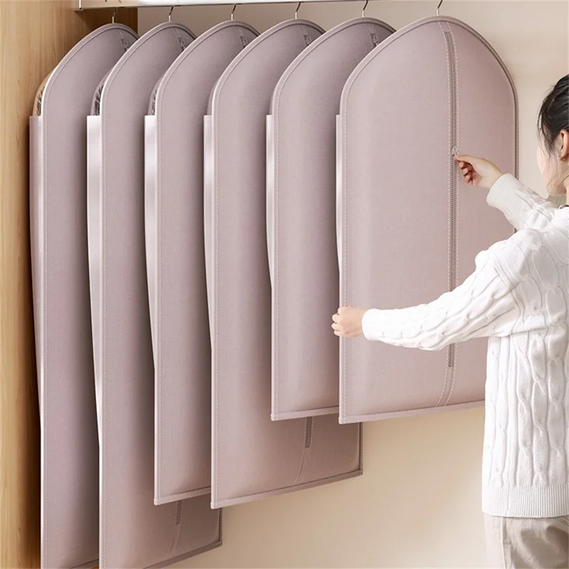 Garment Dust Cover Small Size 80 x 59cm Hanging Clothes Protector Bag Washable Breathable Closet Storage