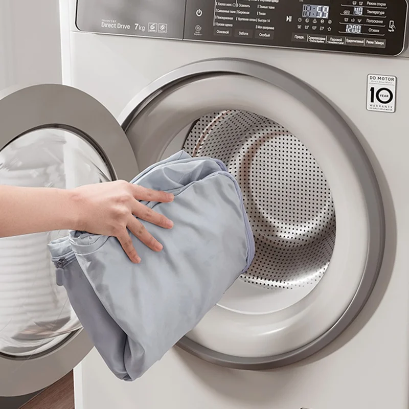 40 x 30 x 24cm Potable Storage Bag Double Layer Expandable Underwear Clothing Organizer for Travel - Grey