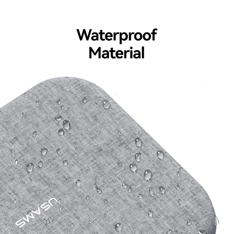 USAMS Jane07 Carrying Case for 12.6 Inch Laptops, Tablets Storage Bags EVA Hard Shell Sleeve with Plush Cushion / Shoulder Strap