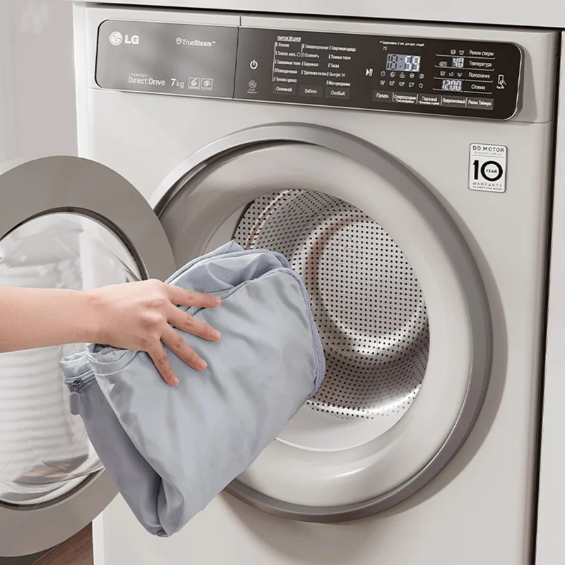 Size M 3-Layer Compression Storage Bag Imitation Memory Fabric Travel Packing Cubes Expandable Luggage Organizer - Grey