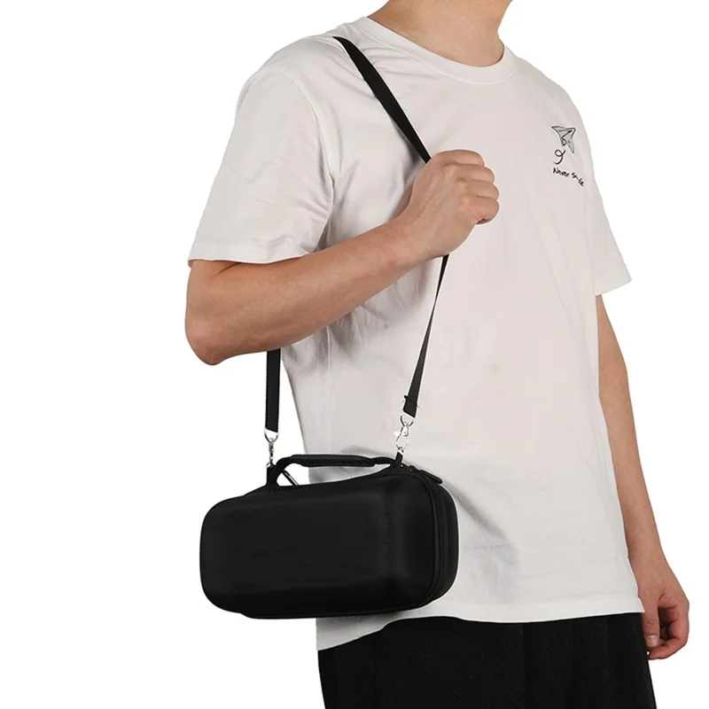 For Bose SoundLink Plus Speaker Portable Travel Case EVA Hard Shell Storage Bag with Shoulder Strap - Black  /  Grey