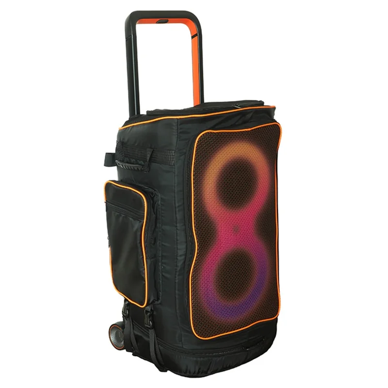 For JBL PartyBox 520 Outdoor Speaker Carrying Case Protective Cover with Breathable Mesh Panel Portable Storage Bag