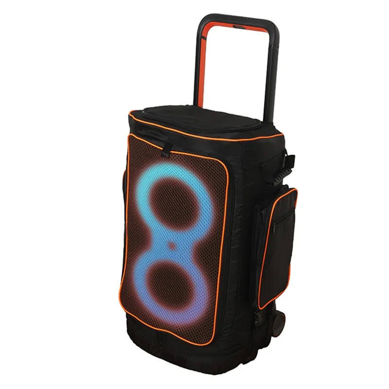 For JBL PartyBox 520 Outdoor Speaker Carrying Case Protective Cover with Breathable Mesh Panel Portable Storage Bag