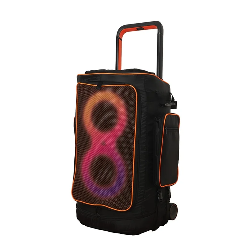 For JBL PartyBox 520 Outdoor Speaker Carrying Case Protective Cover with Breathable Mesh Panel Portable Storage Bag