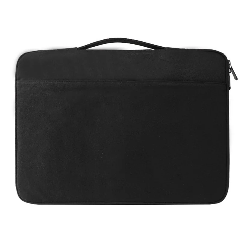 Portable Laptop Bag 15.6  /  16.1 Inch Sleeve Case Waterproof Oxford Cloth Anti Shock Lightweight with Handle - Black