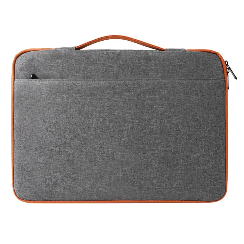 Laptop Case 11.6-12.5 inch Portable Laptop Sleeve Bag Waterproof Oxford Cloth Computer Sleeve with Front Pocket - Dark Grey