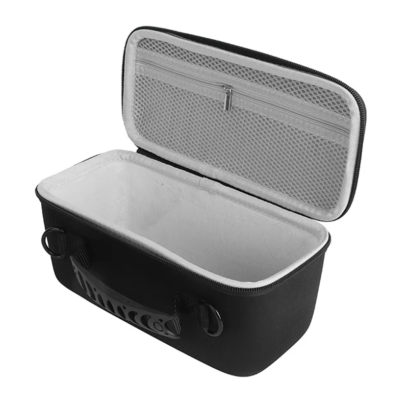 For Marshall Middleton II Speaker Storage Bag Hard EVA Shell with Shoulder Strap - Black / Grey Liner