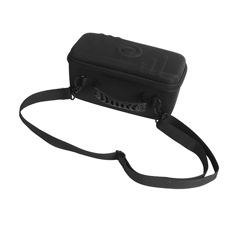 For Marshall Middleton II Speaker Storage Bag Hard EVA Shell with Shoulder Strap - Black / Grey Liner