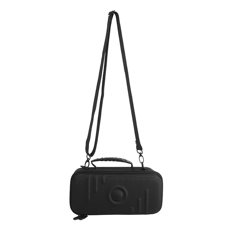 For Marshall Middleton II Speaker Storage Bag Hard EVA Shell with Shoulder Strap - Black / Grey Liner
