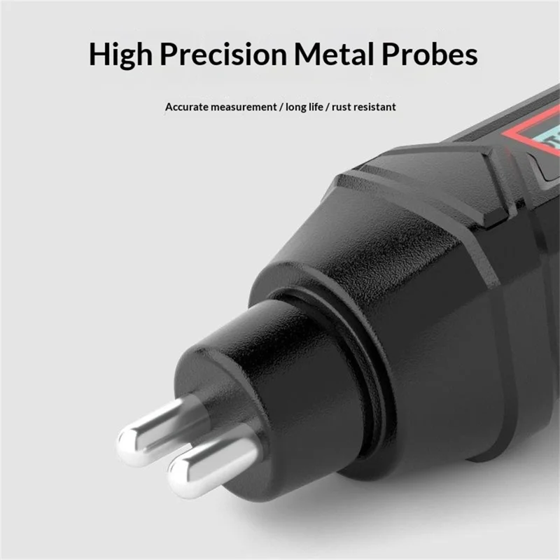 HABOTEST HT662 Testeur de Liquide de Frein avec Affichage LCD Numérique et Double Alarme Sonore et Visuelle (sans batterie) - Noir / Rouge