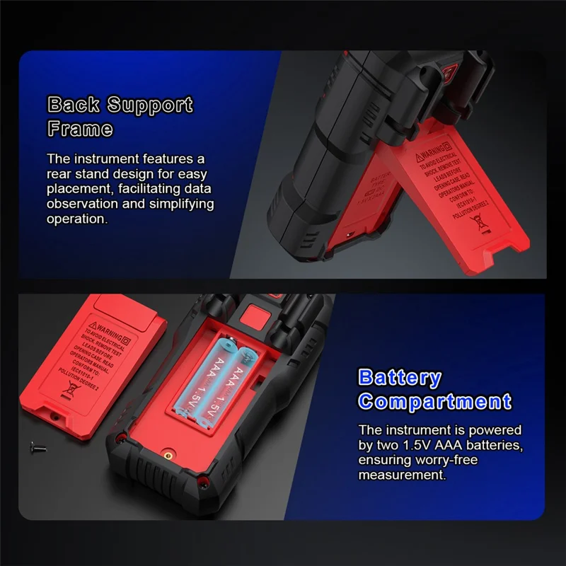 HABOTEST HT161A Multimetro Digitale Intelligente con Rilevazione NCV e di Cavi Attivi