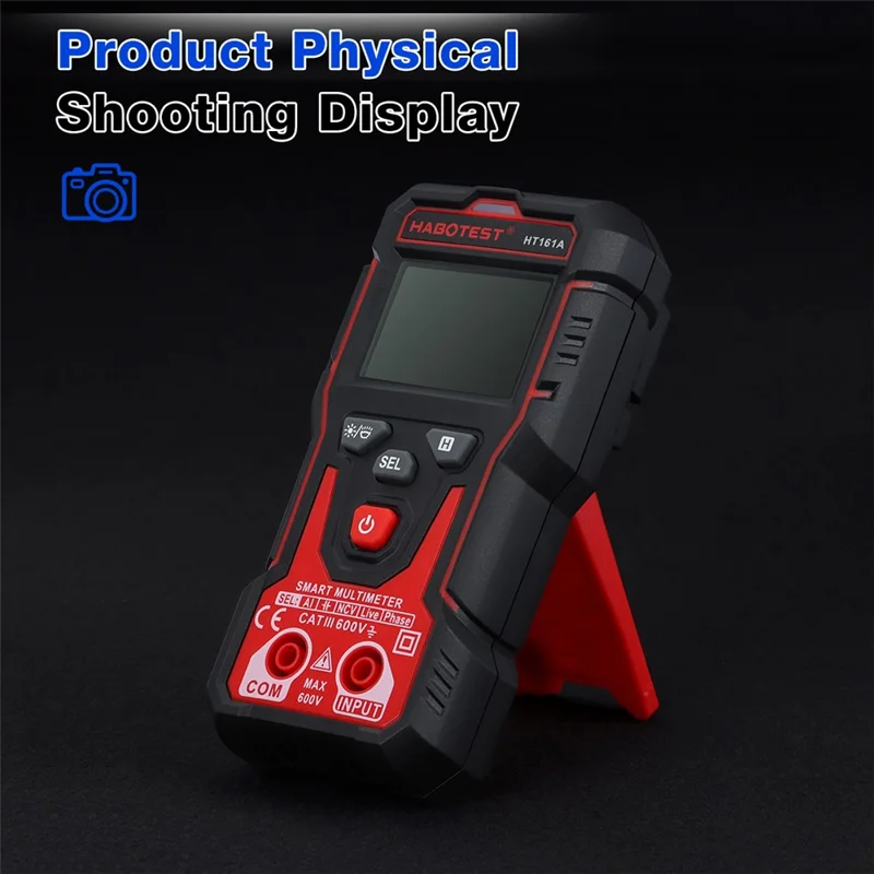 HABOTEST HT161A Multimetro Digitale Intelligente con Rilevazione NCV e di Cavi Attivi