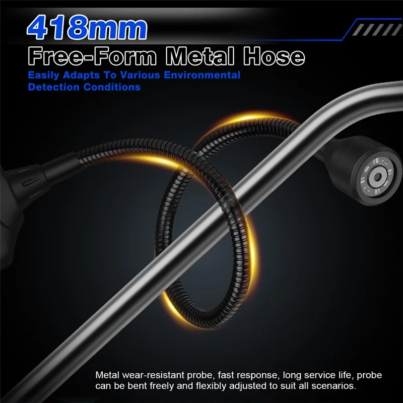 HABOTEST HT6000 Detektor Gazu Halogenowego 16 ppm Tester Wycieków Czynnika Chłodniczego o Wysokiej Czułości - Czarny / Czerwony