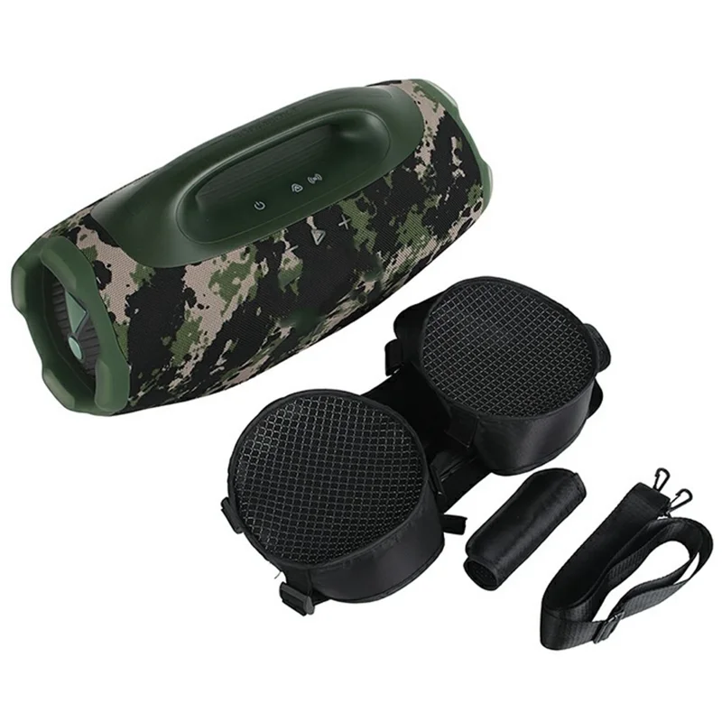 Portable Travel Case for JBL Boombox 4 Bluetooth-compatible Speaker Mesh Cover Carrying Bag with Shoulder Strap