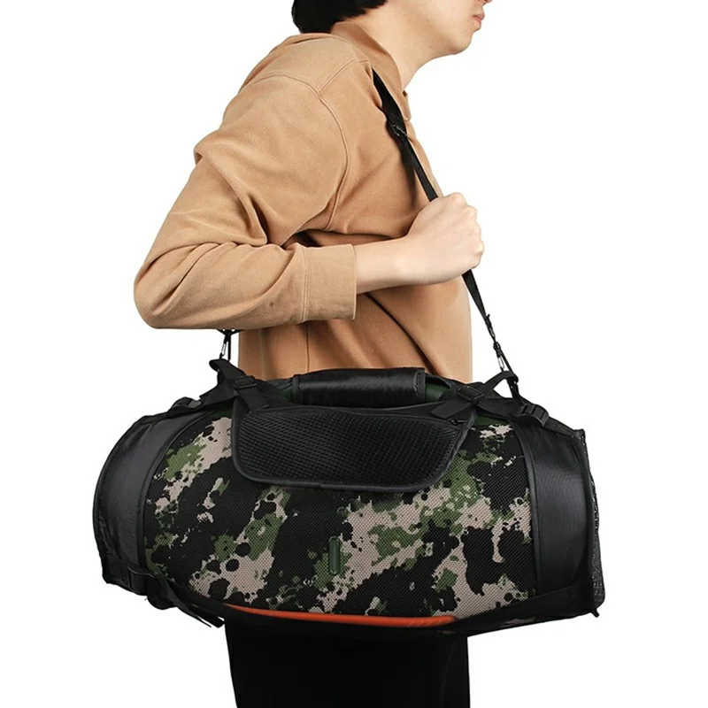 Portable Travel Case for JBL Boombox 4 Bluetooth-compatible Speaker Mesh Cover Carrying Bag with Shoulder Strap