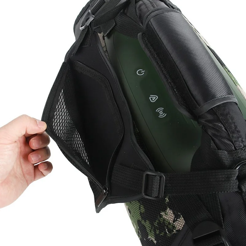 Portable Travel Case for JBL Boombox 4 Bluetooth-compatible Speaker Mesh Cover Carrying Bag with Shoulder Strap