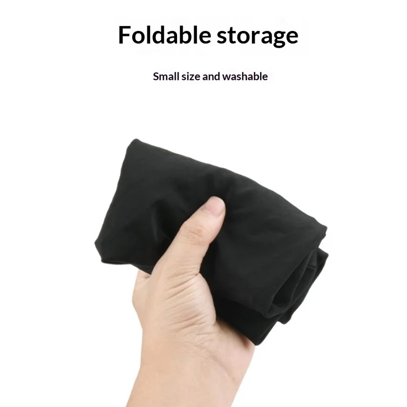 For JBL PartyBox On-The-Go 2 / on-The-Go Dustproof Cover Lycra Fabric Protective Speaker Cover - Black
