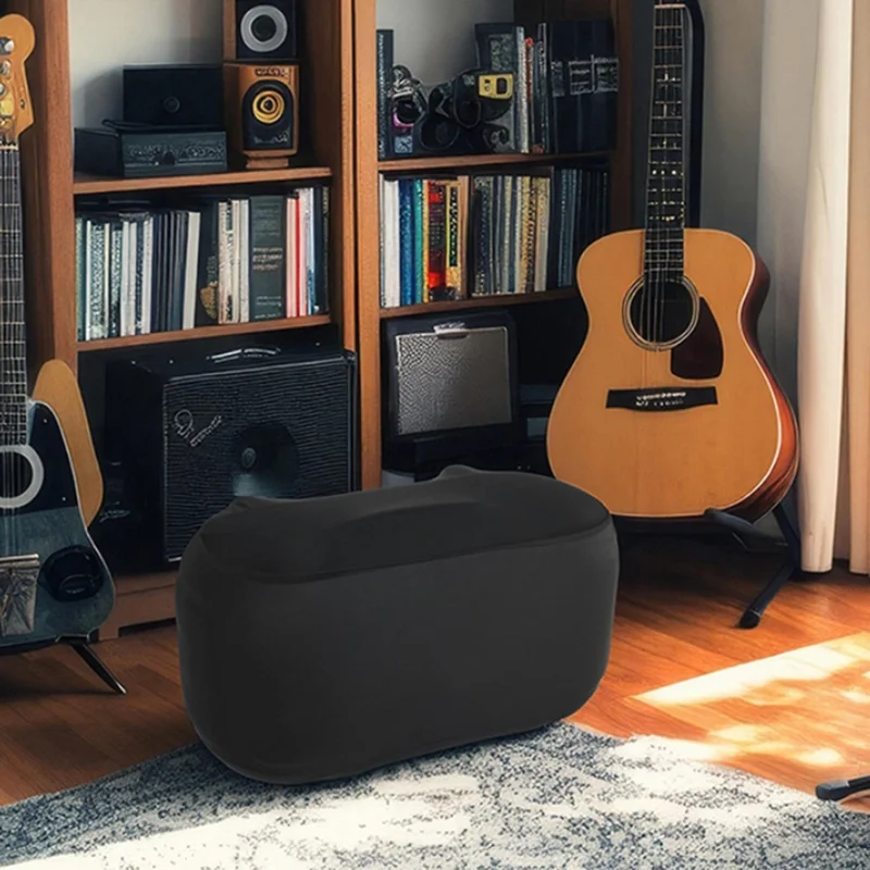 For JBL PartyBox On-The-Go 2 / on-The-Go Dustproof Cover Lycra Fabric Protective Speaker Cover - Black