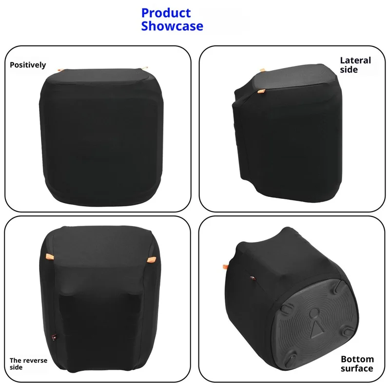 Funda para JBL PartyBox Encore 2, cubierta protectora portátil de tela Lycra - Negro