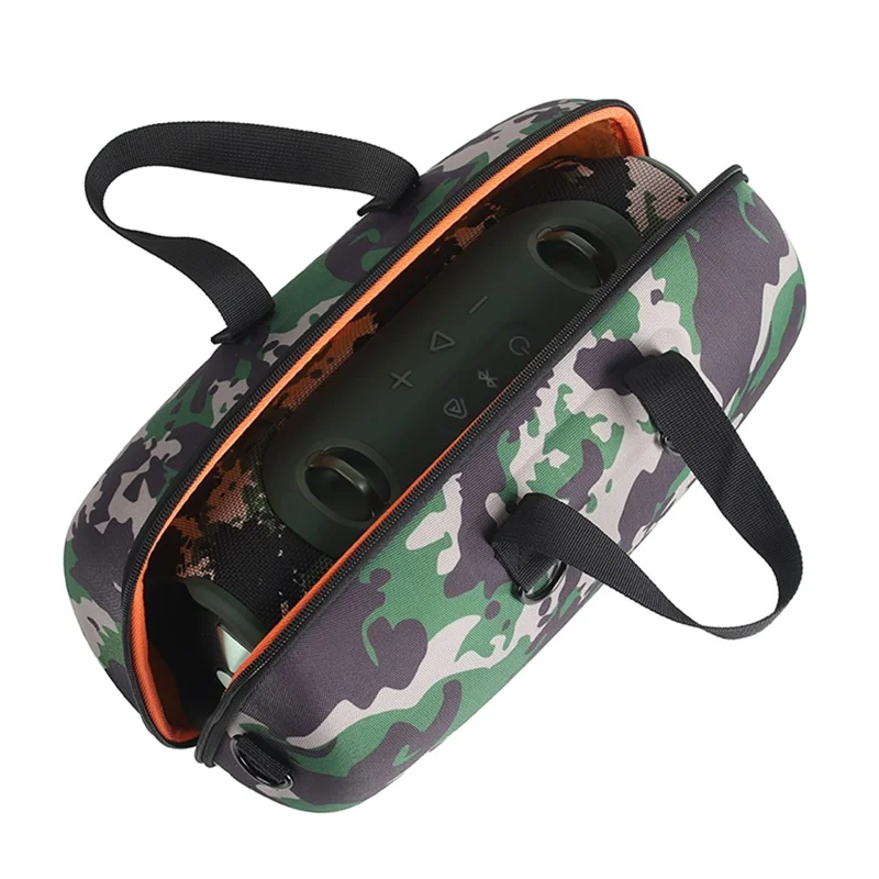 Carrying Case for JBL Xtreme 5 Bluetooth-compatible Speaker Shockproof Hard EVA Protective Storage Bag with Shoulder Strap - Camouflage