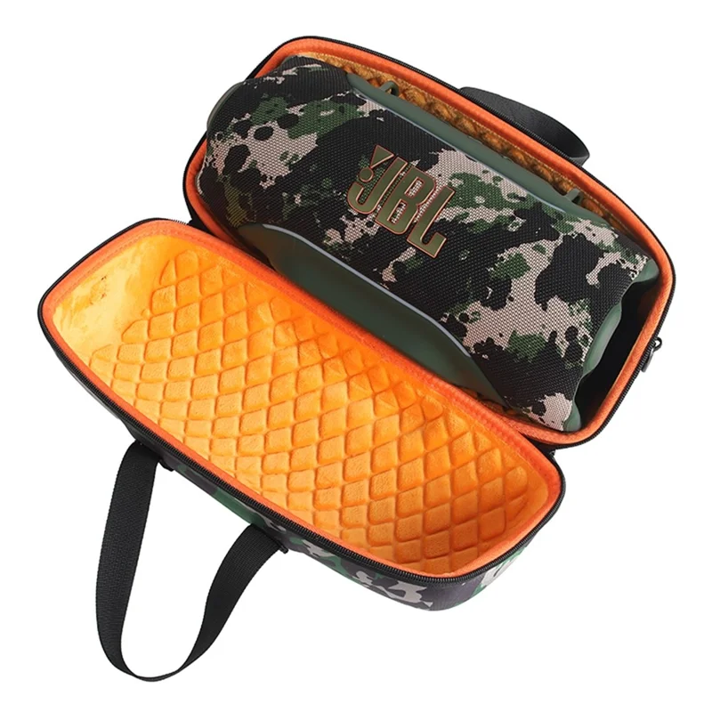 Carrying Case for JBL Xtreme 5 Bluetooth-compatible Speaker Shockproof Hard EVA Protective Storage Bag with Shoulder Strap - Camouflage