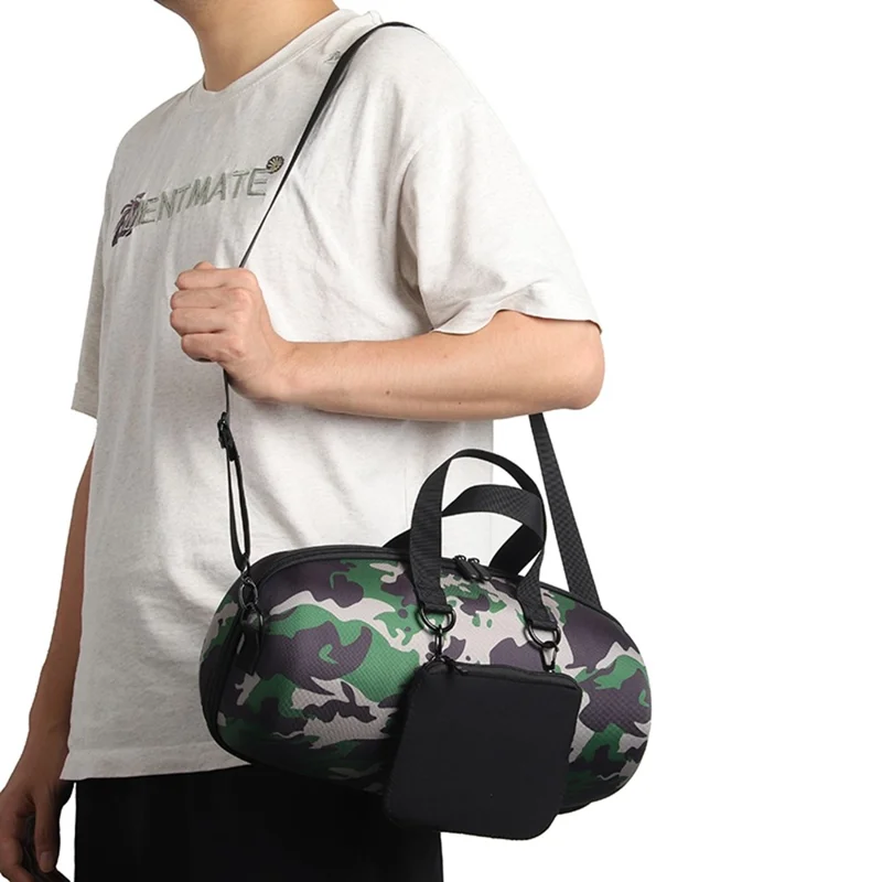 Carrying Case for JBL Xtreme 5 Bluetooth-compatible Speaker Shockproof Hard EVA Protective Storage Bag with Shoulder Strap - Camouflage