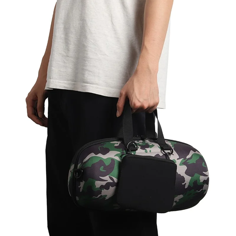 Carrying Case for JBL Xtreme 5 Bluetooth-compatible Speaker Shockproof Hard EVA Protective Storage Bag with Shoulder Strap - Camouflage