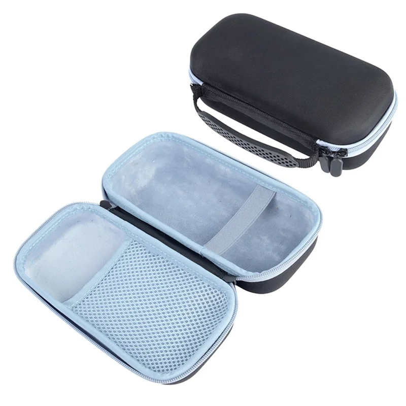 Housse de transport pour JBL BandBox Solo, boîtier de rangement EVA rigide, sac portable et couverture de protection - Noir / Bleu