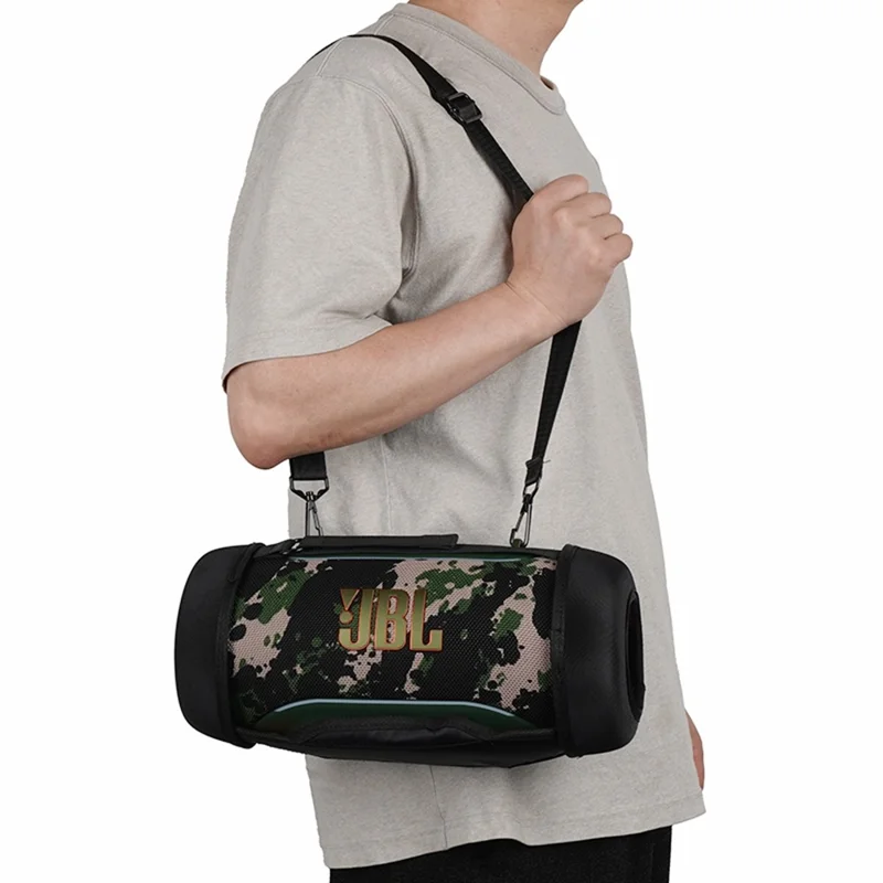 Custodia per Altoparlante per JBL Xtreme 5, Copertura Protettiva Portatile per Uso Esterno, Borsa Antishock con Tracolla - Mimetico