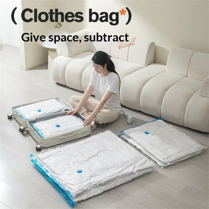 20Pcs Vacuum Storage Bags Set Triple-Seal PA+PE Compression Space Saver for Travel Home