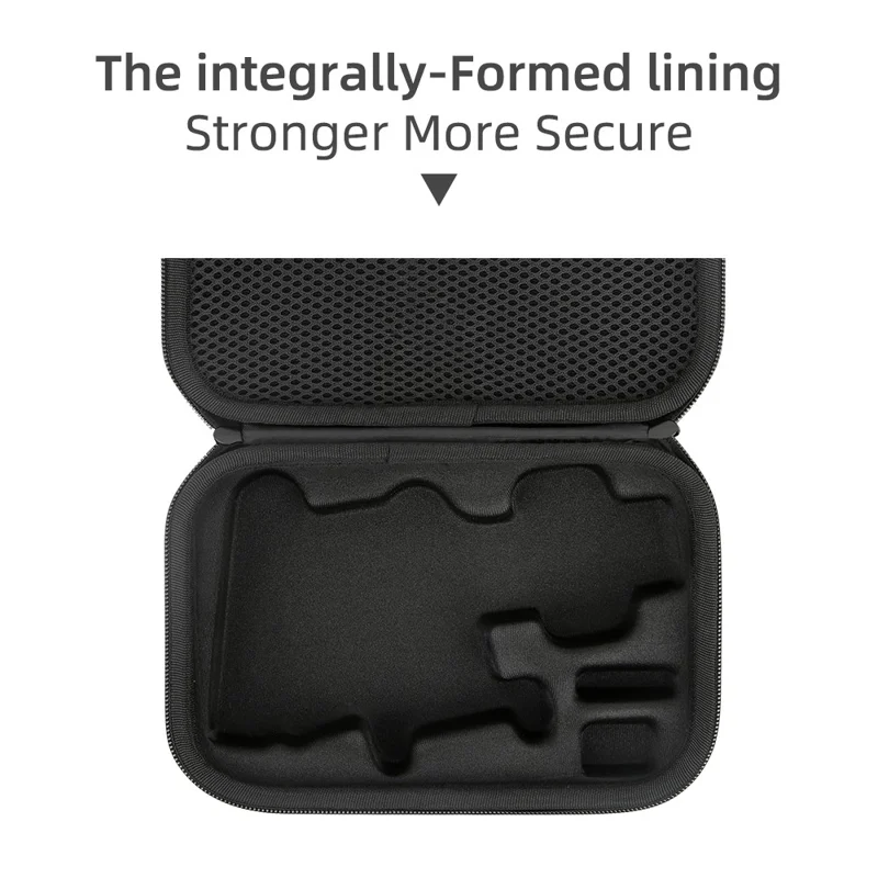 Custodia per DJI Osmo Mobile 8P Borsa portatile Custodia protettiva rigida in Lycra con rivestimento EVA - Nero