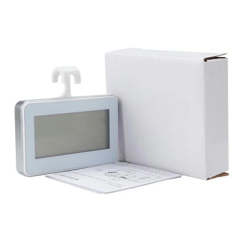 Digital køleskabs- og frysertermometer med LCD-display, krog, magnet, temperaturmåler til køkken og hjem