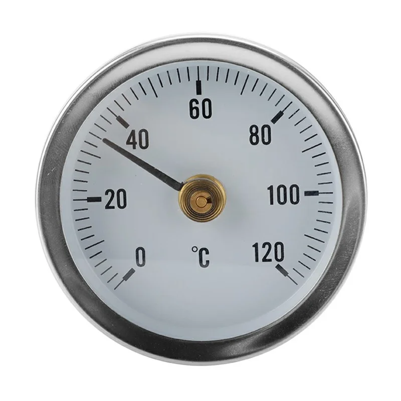 TS-W50A Bimetallic Thermometer 0-120 Degree Celsius Stainless Steel Industrial BBQ Oven Gauge