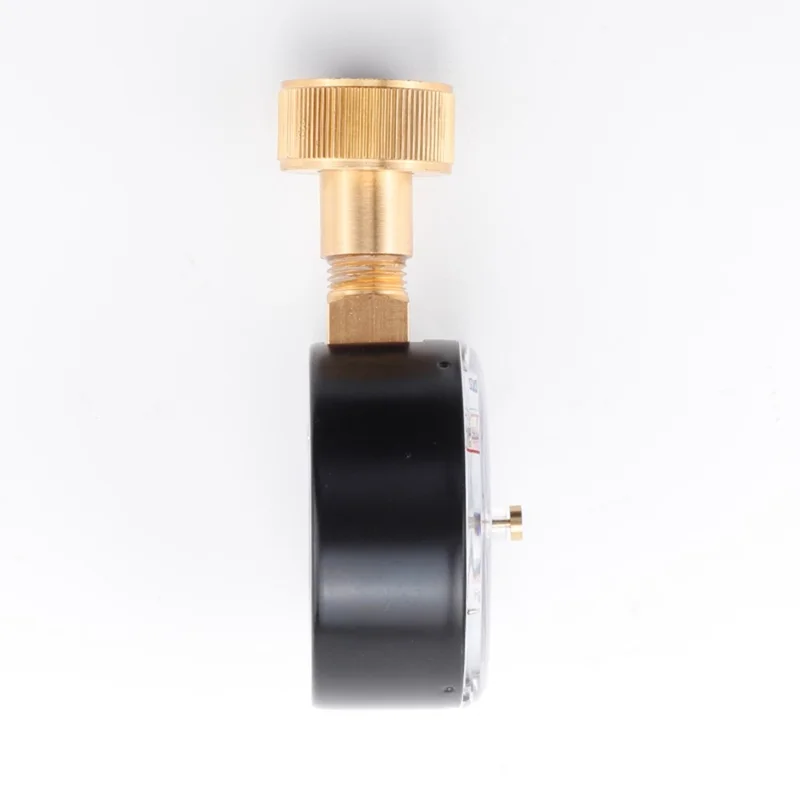 TS-60-200psi Прецизионный манометр 60 мм радиальный 0-200PSI 0-14BAR, монтаж с латунной резьбой