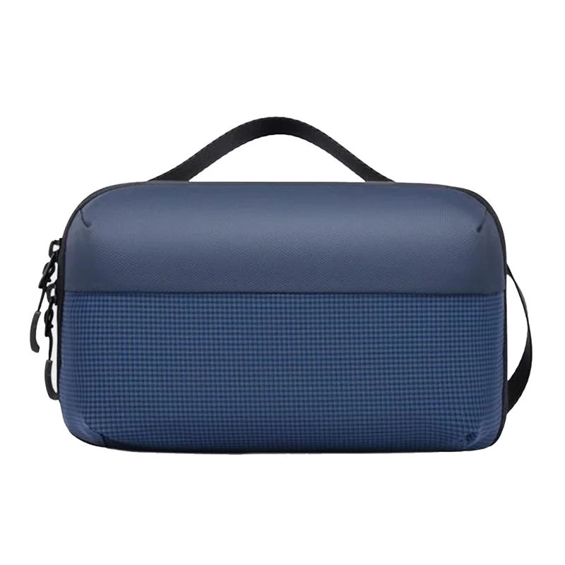 Accordion Style Storage Bag Multi-Compartment Waterproof Large Capacity Travel Organizer for Gadgets - Blue