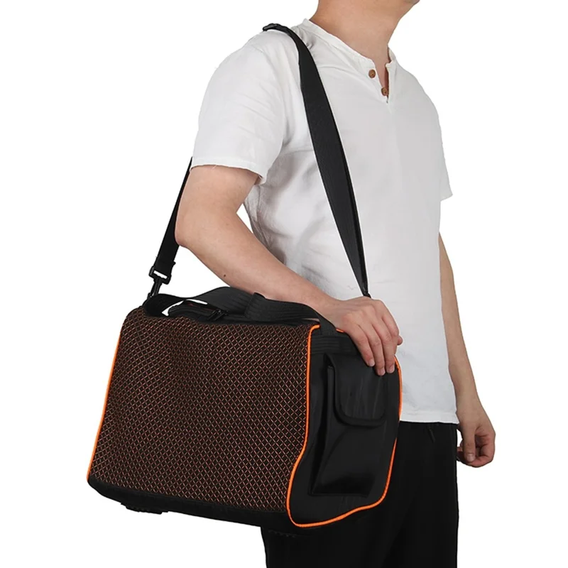 Tragbare Aufbewahrungstasche für JBL BandBox Trio Smart Speaker Atmungsaktives Mesh-Design mit Schultergurt und Griff
