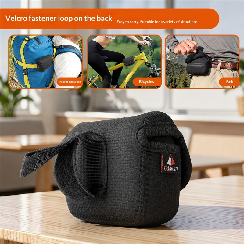 Portable Storage Case for JBL GO5 / GO4 / GO2 Diving Material Magic Tape Speaker Carrying Pouch