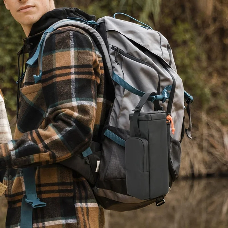 Borsa Portatile per Altoparlante Turtlebox Ranger Bluetooth Impermeabile Custodia Protettiva in Nylon con Maniglie - Nero
