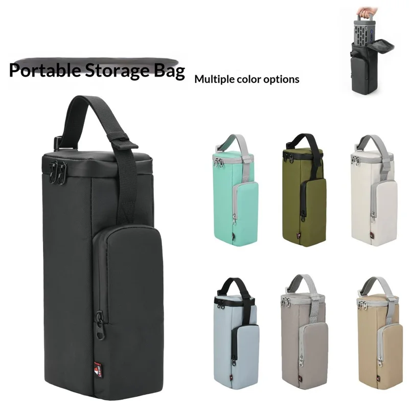 Borsa Portatile per Altoparlante Turtlebox Ranger Bluetooth Impermeabile Custodia Protettiva in Nylon con Maniglie - Nero
