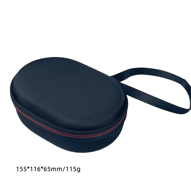 For JBL Go 4 Storage Case EVA Shockproof Zipper Mesh Pocket Protective Cover